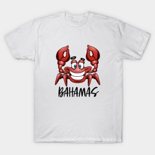 Bahamas Beach Cruise Red Crab T-Shirt